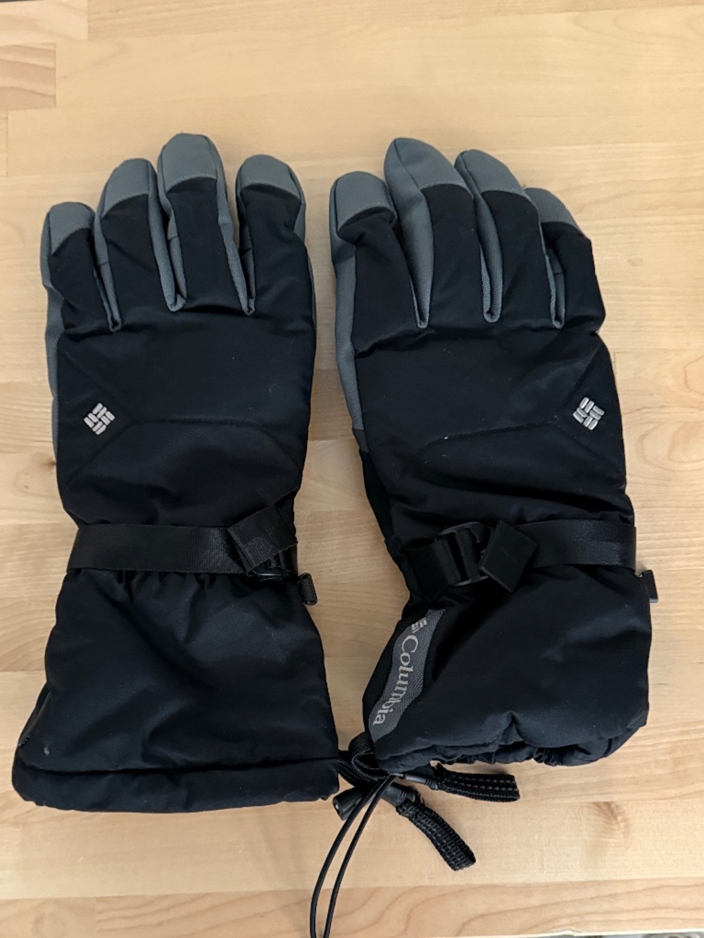 Columbia Men's Powderhouse Omni-Heat Lined Gloves Waterproof Snow Medium Black